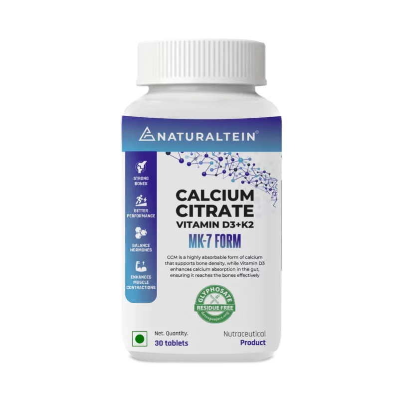 Calcium Citrate with Vitamin D3+K2 (MK7)