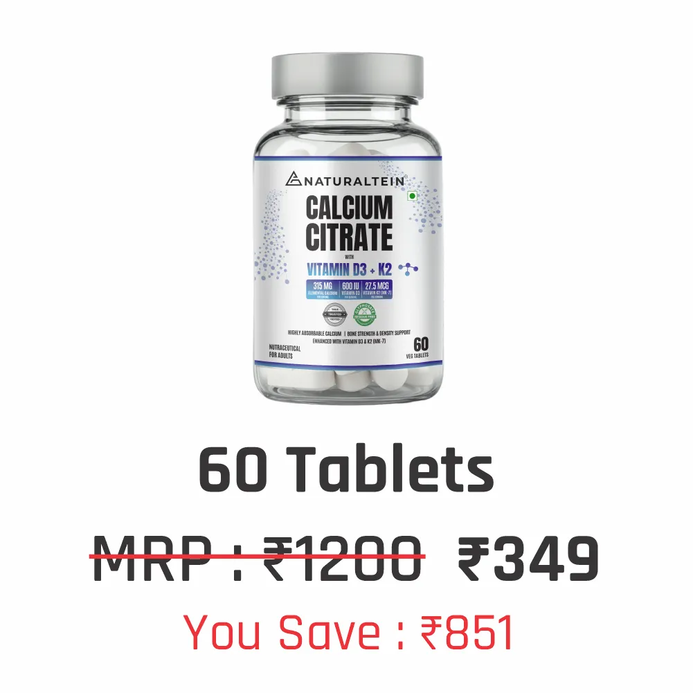 Calcium Citrate with Vitamin D3+K2 (MK7) - Image 18