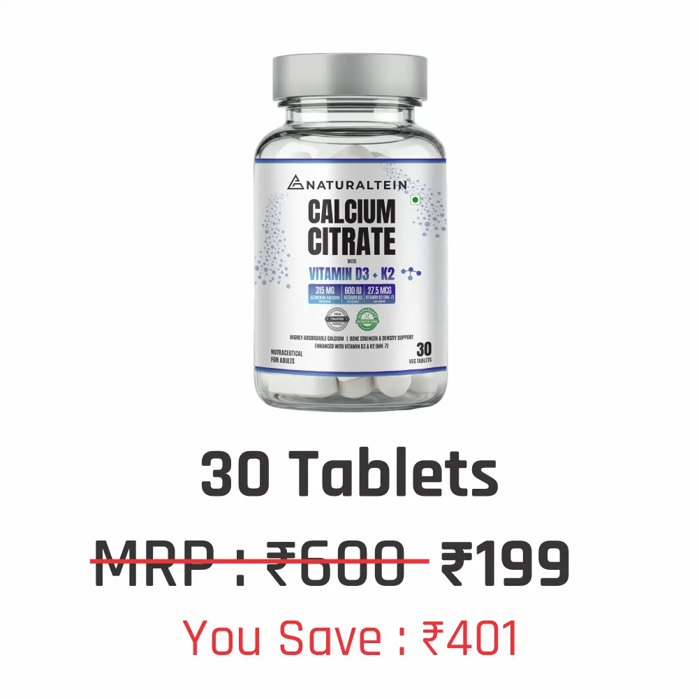 Calcium Citrate with Vitamin D3+K2 (MK7) - Image 20