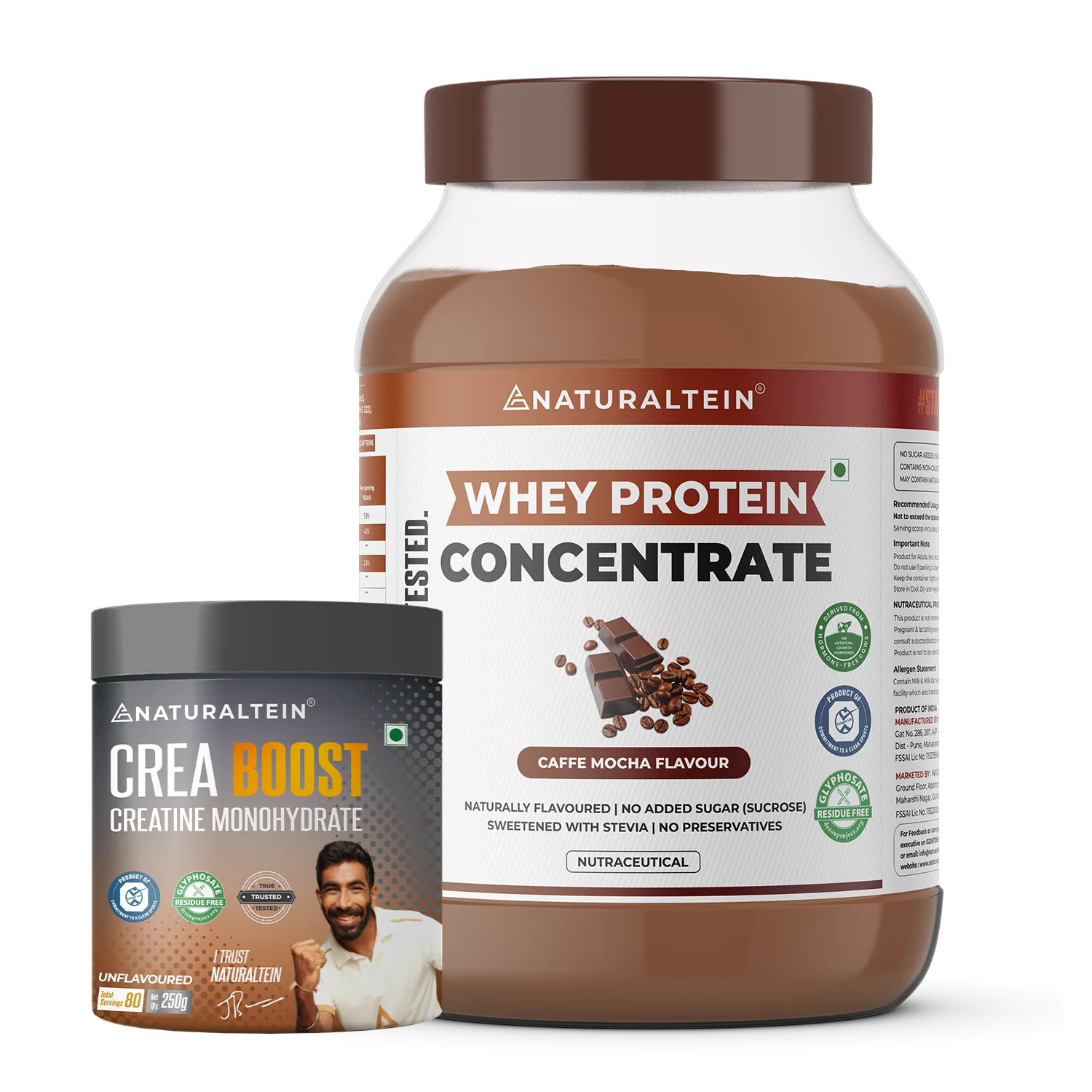 Super Deal - 100% Natural Whey Protein Concentrate (1 kg) + CREA BOOST Creatine Monohydrate - Image 13