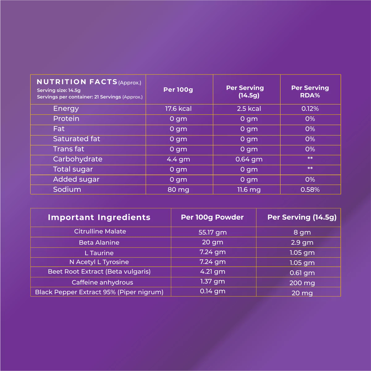 NATURALTEIN Pure 07 Preworkout - Image 8