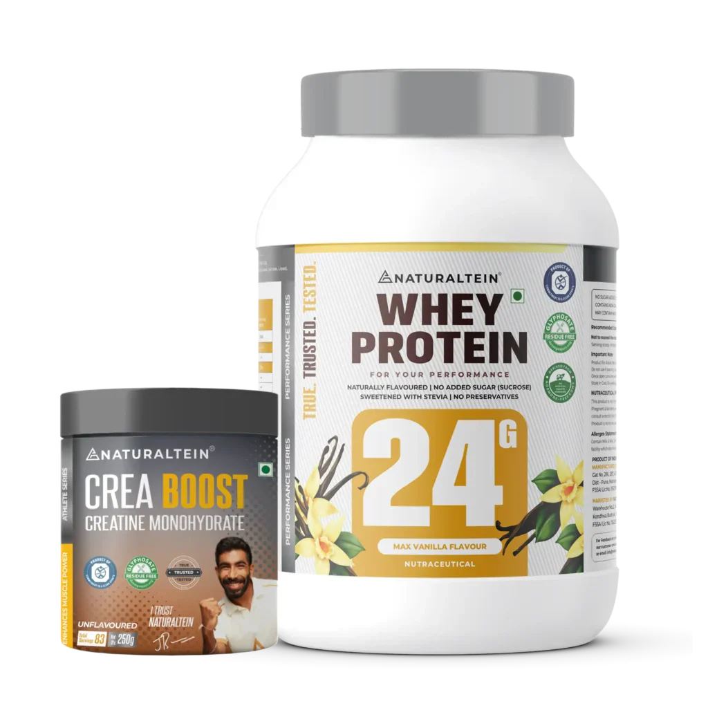 Super Deal – 100% Natural Whey Protein – Max (1 kg) + CREA BOOST Creatine Monohydrate - Image 22