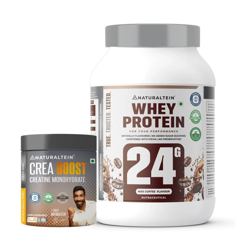 Super Deal – 100% Natural Whey Protein – Max (1 kg) + CREA BOOST Creatine Monohydrate - Image 5