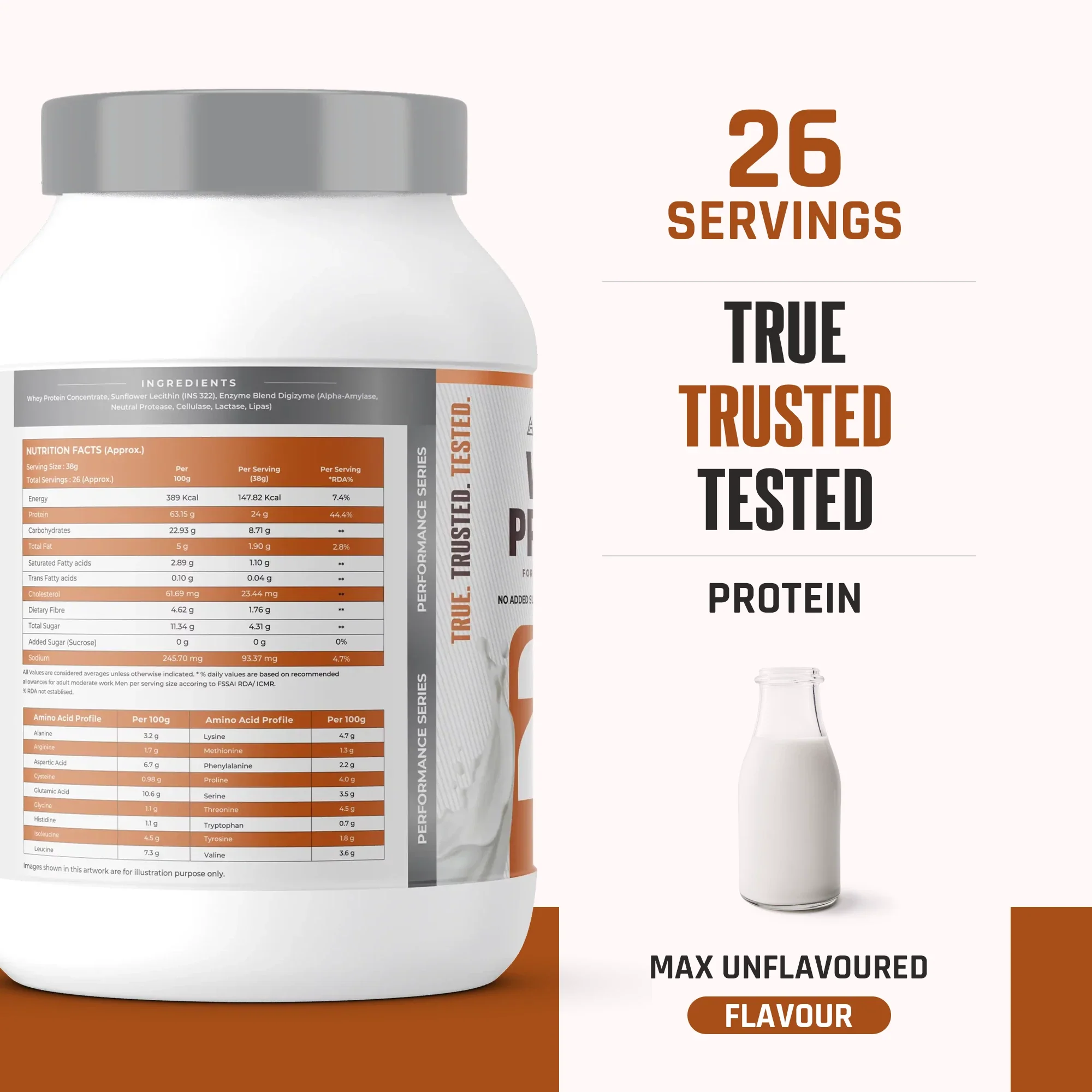 100% Natural Whey Protein Max - Image 85